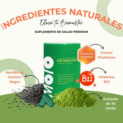 MOTO METABOLISM CAPSULES- Activa tu metabolismo y controla tus antojos naturalmente