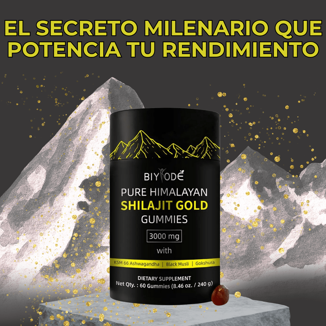 SHILAJIT GOLD GUMMIES - ACTIVA TU MASCULINIDAD NATURALMENTE