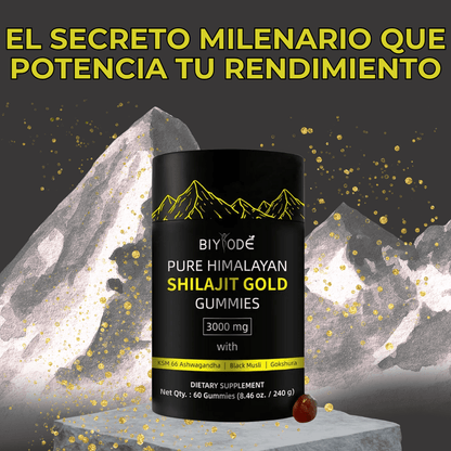SHILAJIT GOLD GUMMIES - ACTIVA TU MASCULINIDAD NATURALMENTE