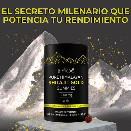 SHILAJIT GOLD GUMMIES - ACTIVA TU MASCULINIDAD NATURALMENTE